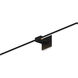 Z-Bar LED 4 inch Matte black Wall Sconce Wall Light, Center Mount